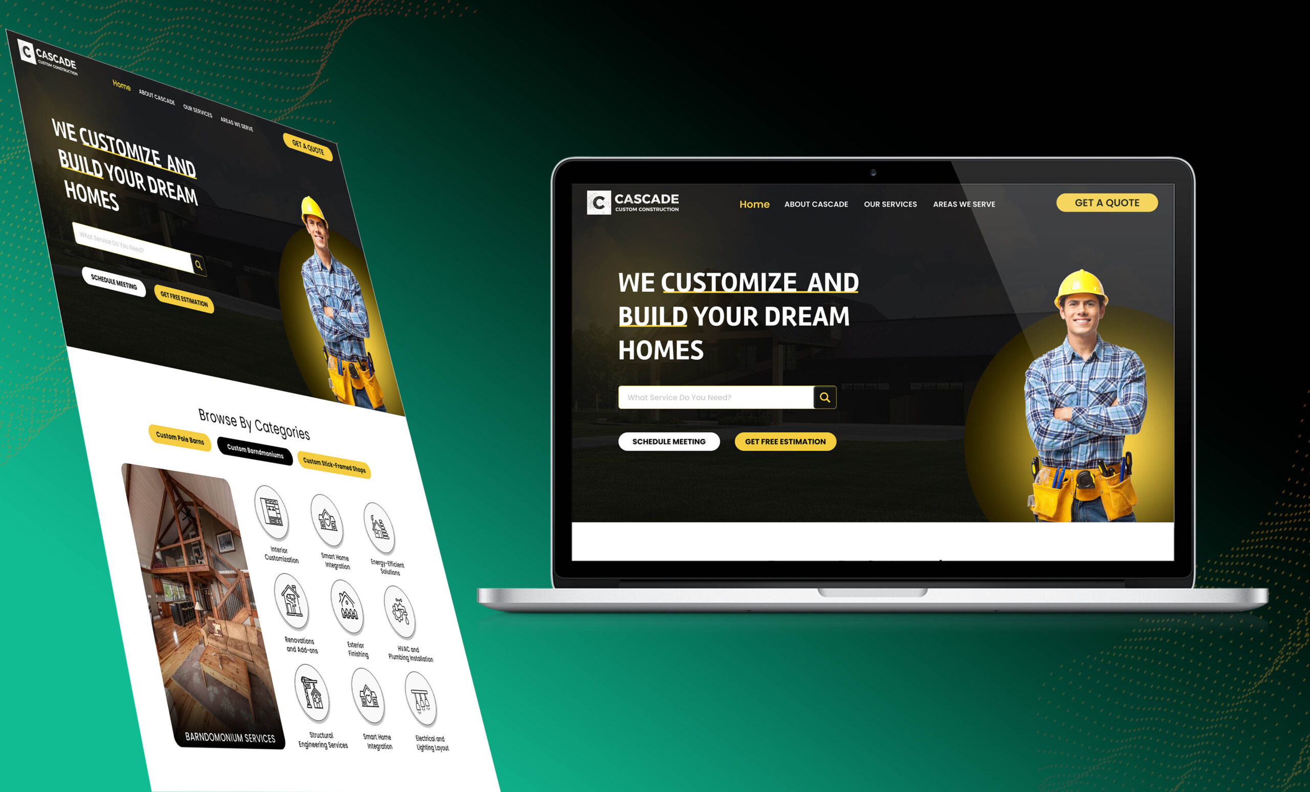website development project case study